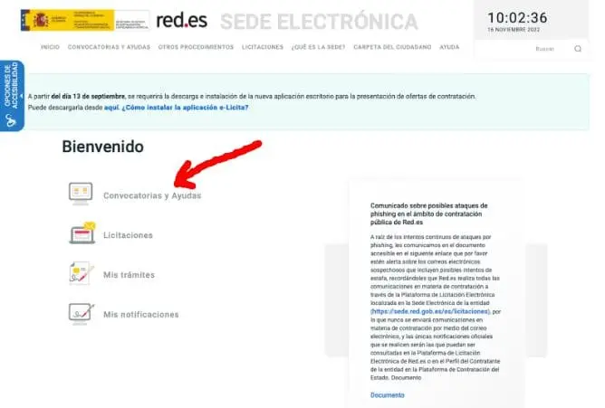 acceso a convocatoria para el kit digital