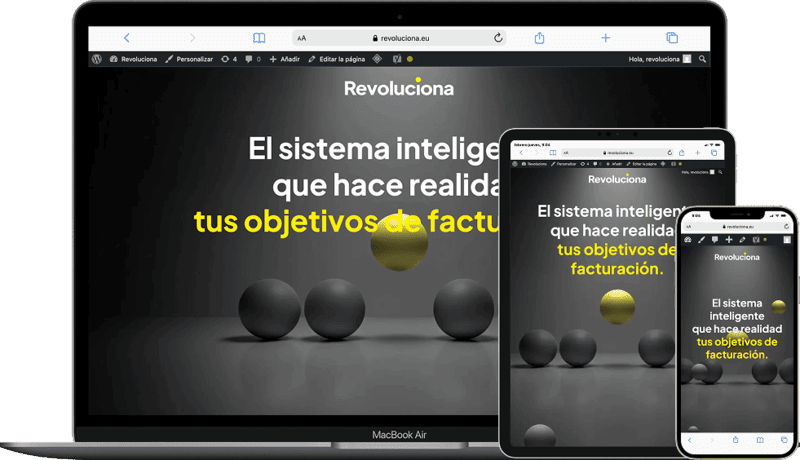 Desarrollo sitio web agencia de marketing