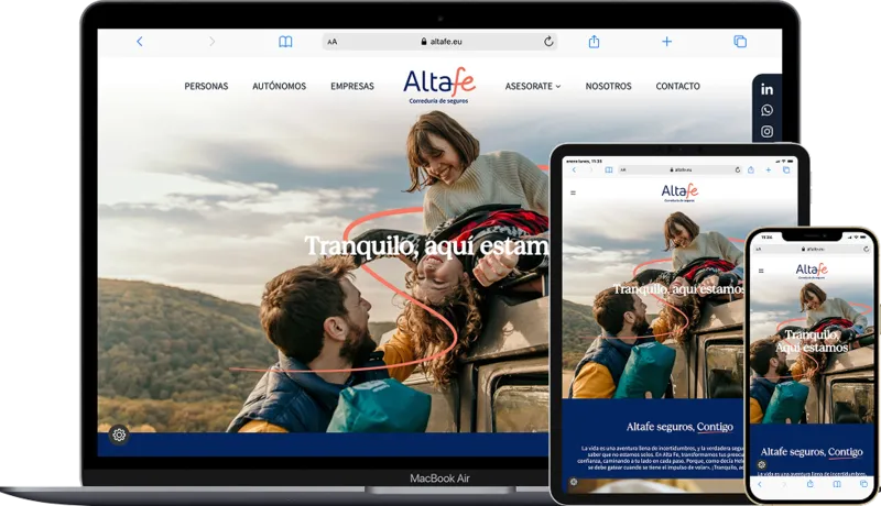 Desarrollo web Altafe seguros