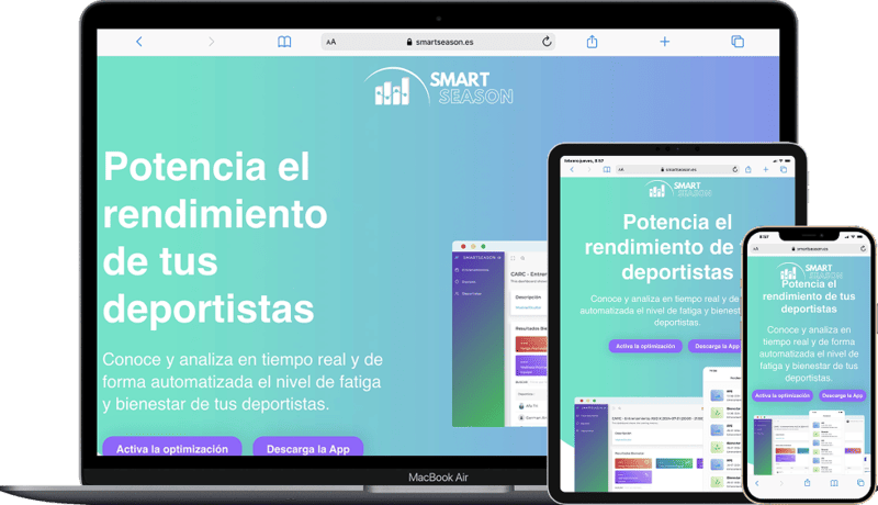Desarrollo de sitio web para saas