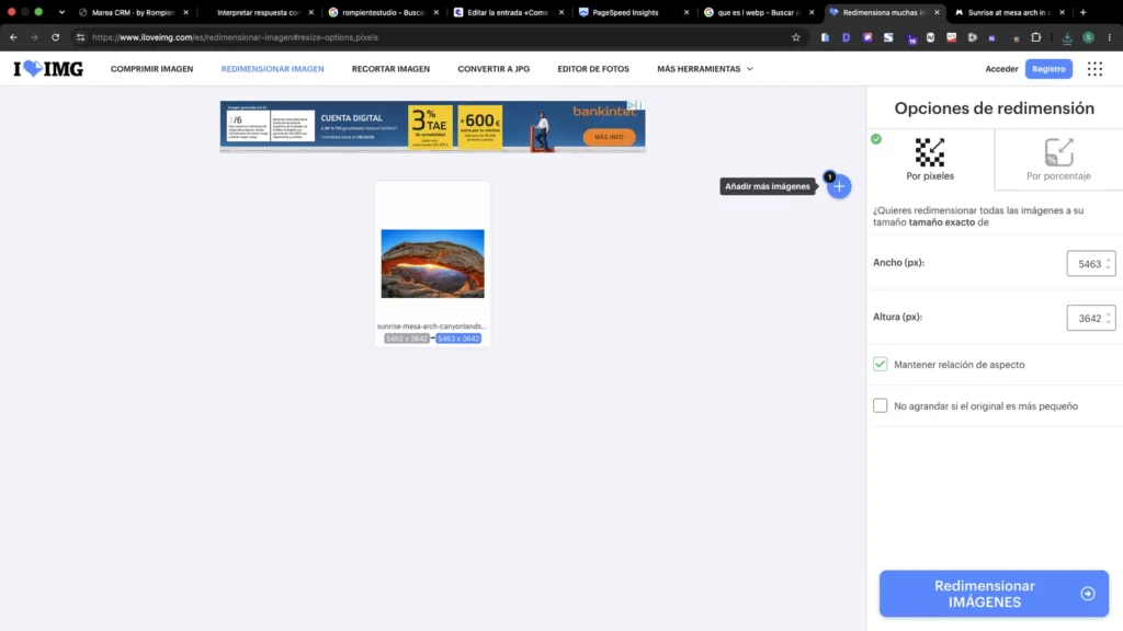 Como mejorar la velocidad de mi web